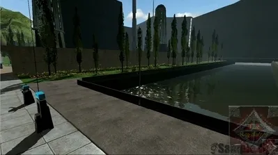 Entrance and Pools to Old Athens