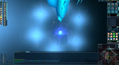 View down on the fixer grid